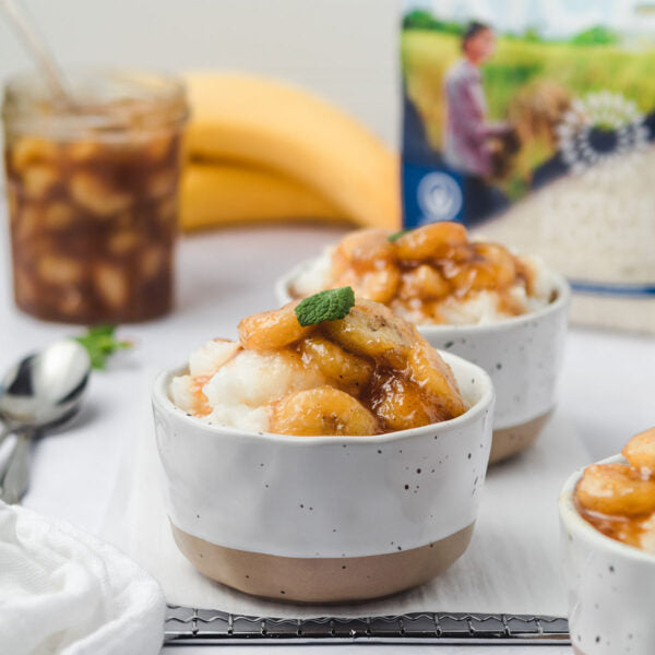 Bananas Foster Rice Pudding – Lotus Foods