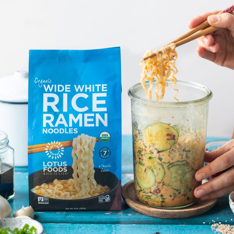Cucumber Peanut Noodles – Lotus Foods