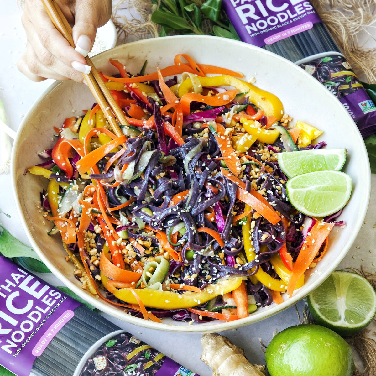 Ginger Miso Noodle Bowl – Lotus Foods