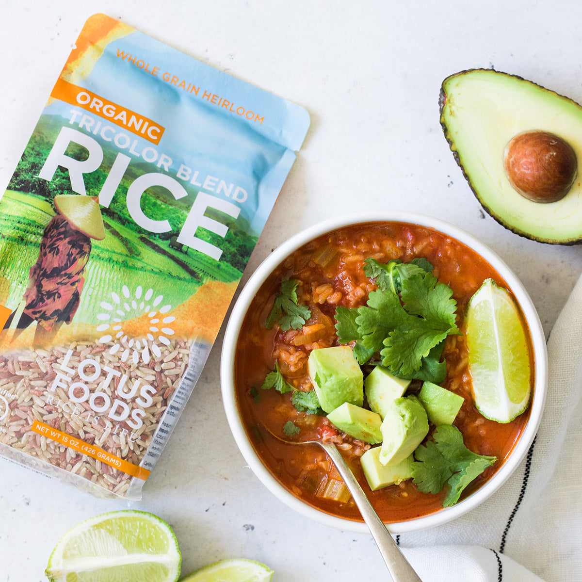Hearty Rice & Vegetable Soup – Lotus Foods