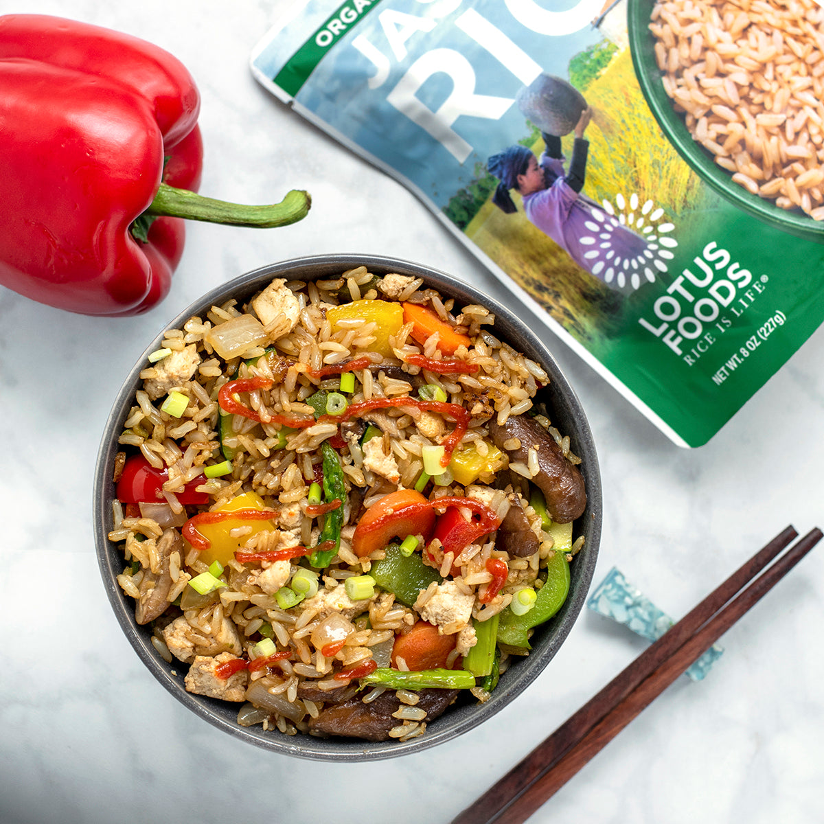 Vegan Fried Rice – Lotus Foods