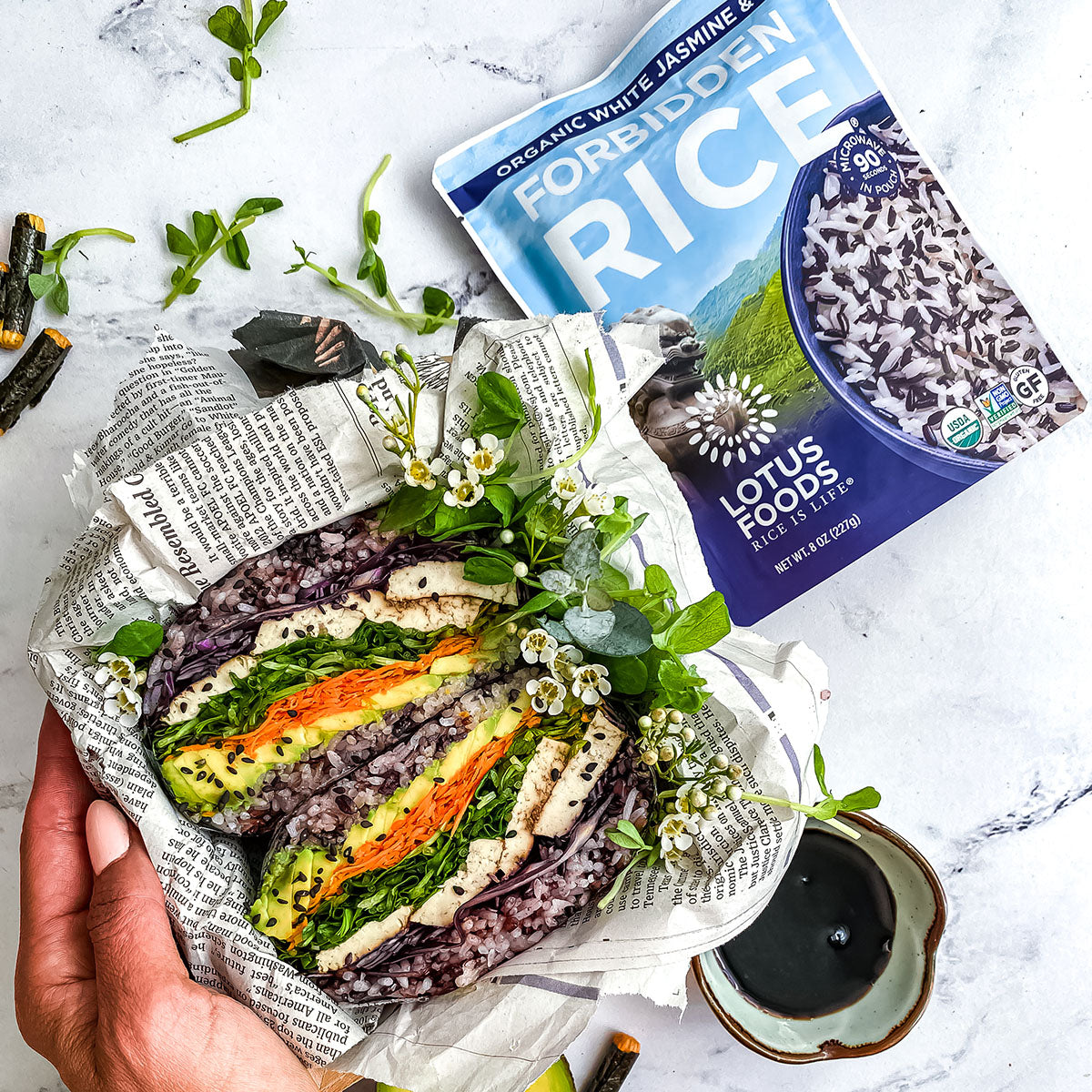 Onigirazu (Sushi Sandwich) – Lotus Foods