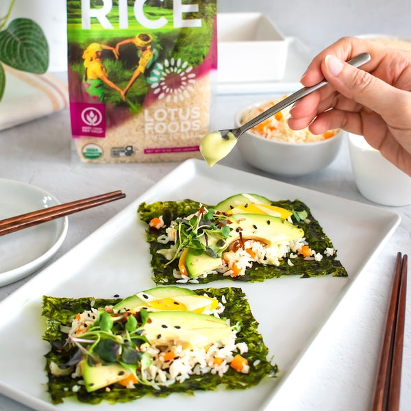 Rice Salad Seaweed Bites