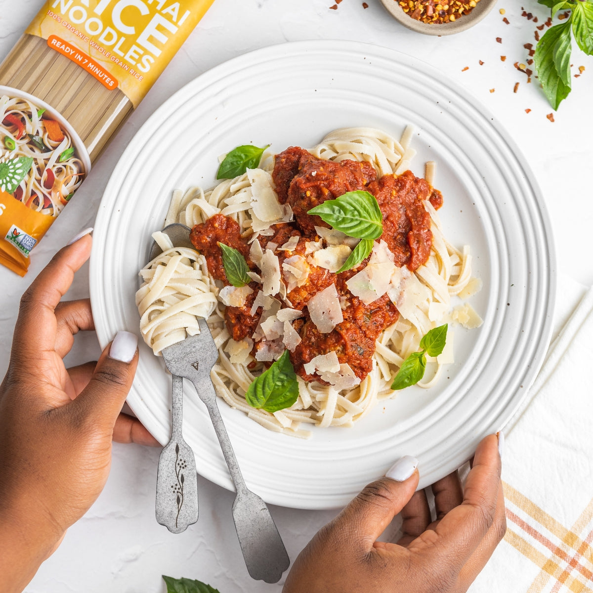 Spaghetti & Meatballs – Lotus Foods