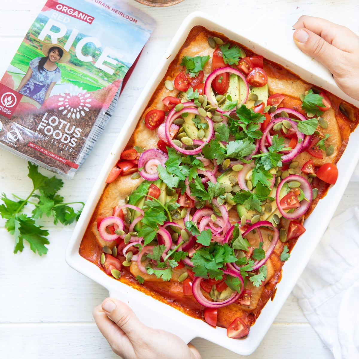 Sweet Potato Enchiladas – Lotus Foods