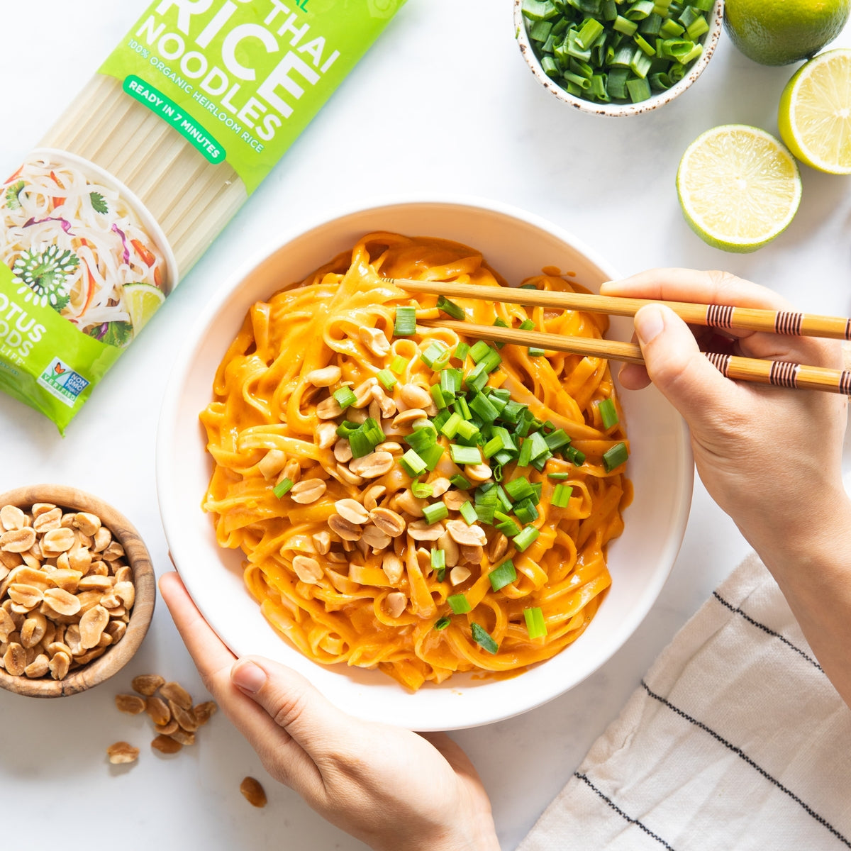Thai Red Curry Noodles – Lotus Foods