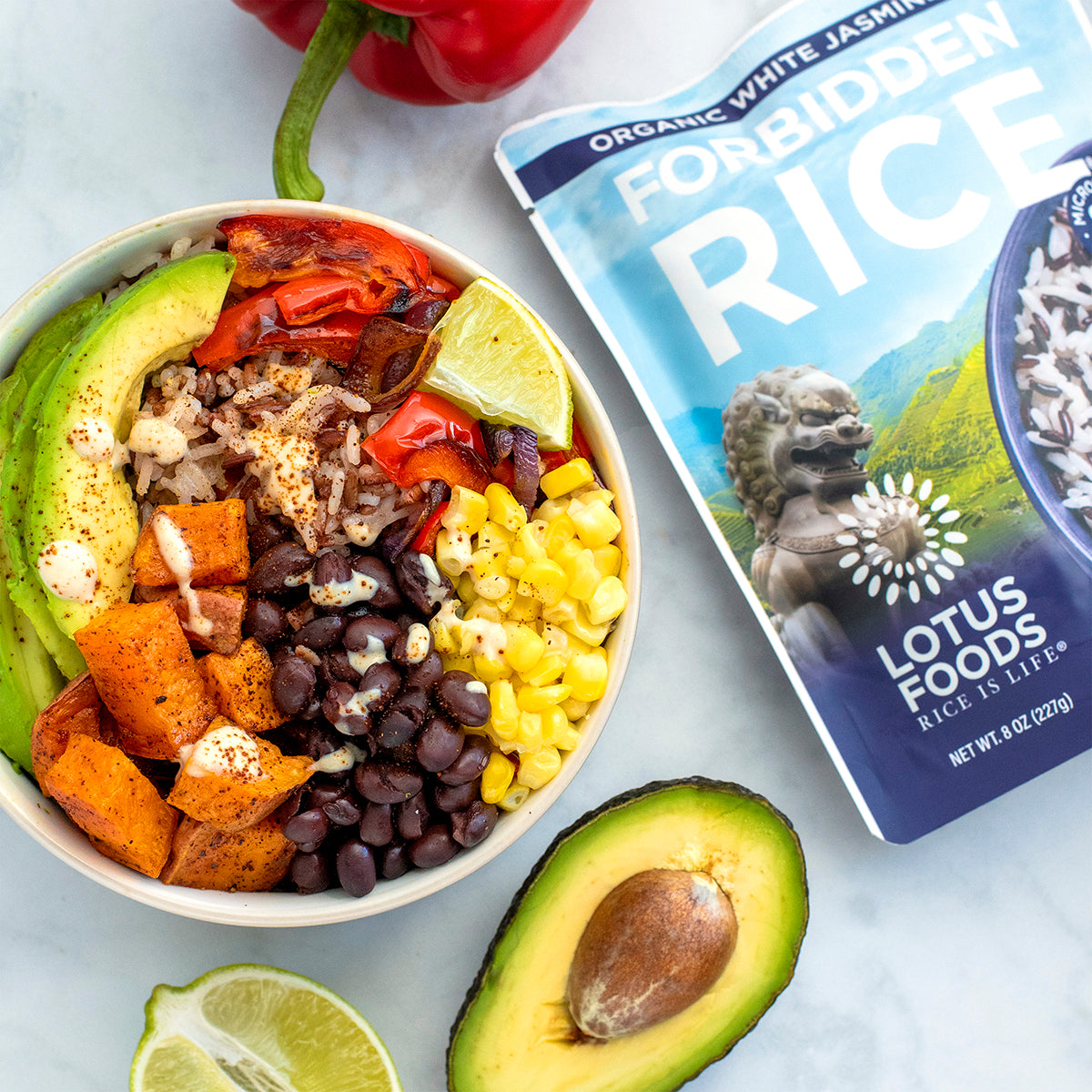 Vegan Burrito Bowl – Lotus Foods