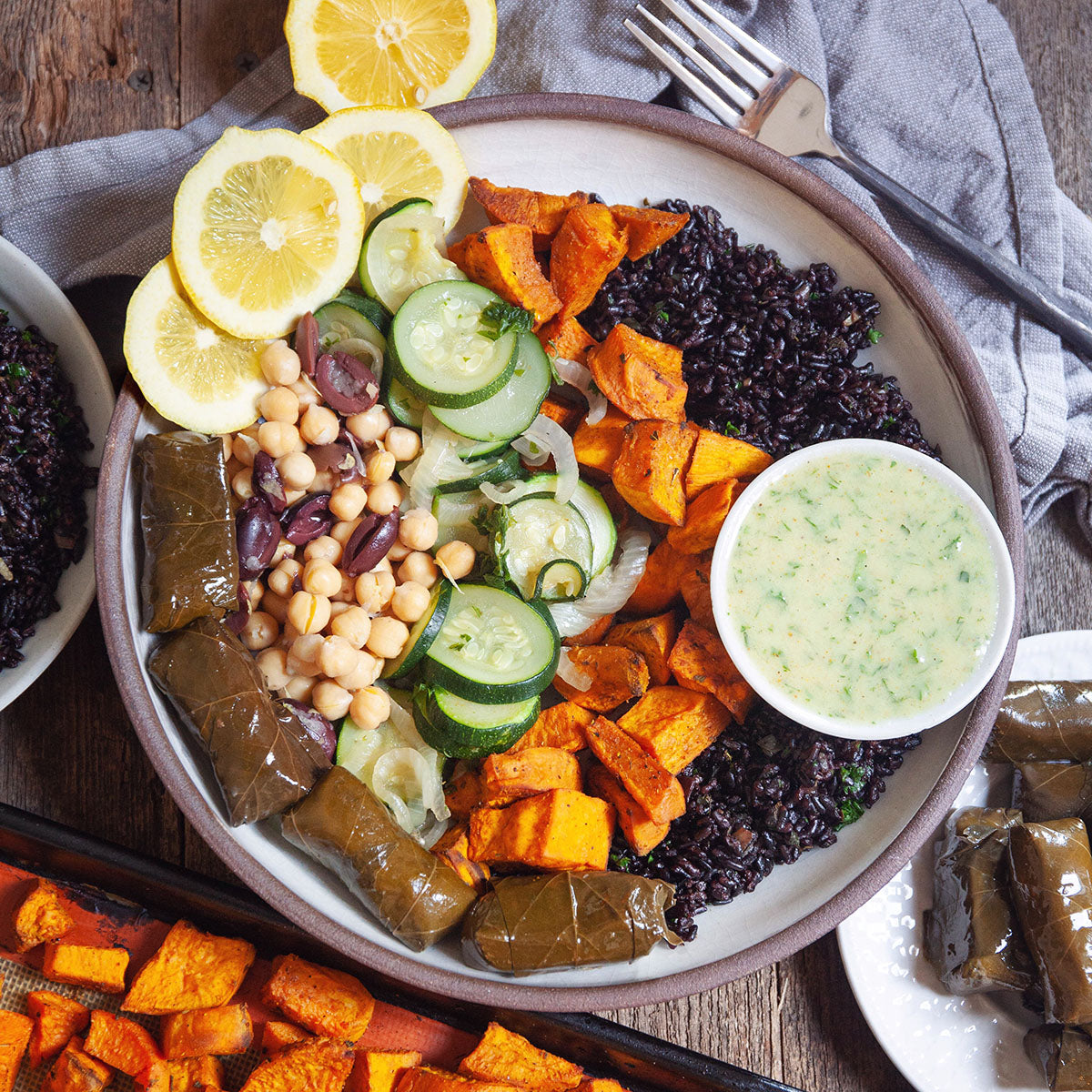 Zesty Sweet Potato Buddha Bowl – Lotus Foods