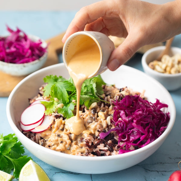 Easy Peanut Sauce with Rice – Lotus Foods