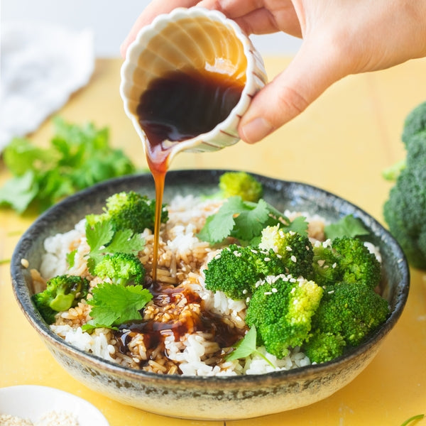 Easy Teriyaki Sauce with Rice  Lotus Foods