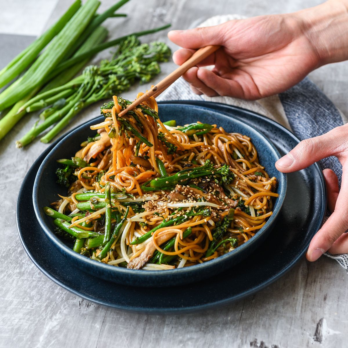Ginger Hoisin Noodles – Lotus Foods