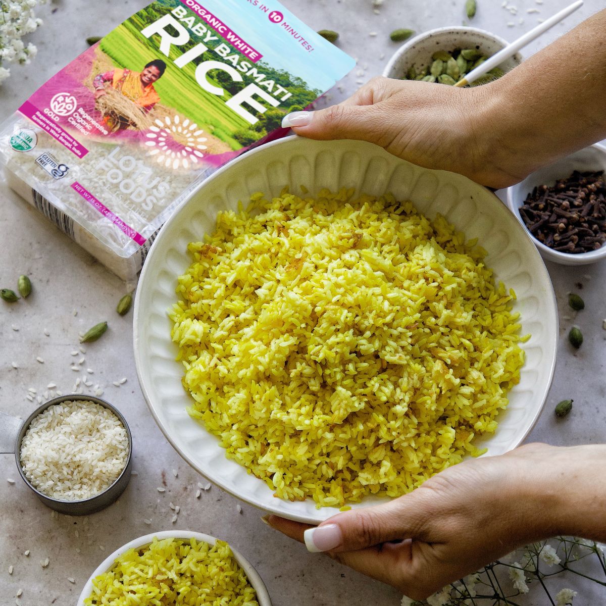 Quick Rice Pilaf – Lotus Foods