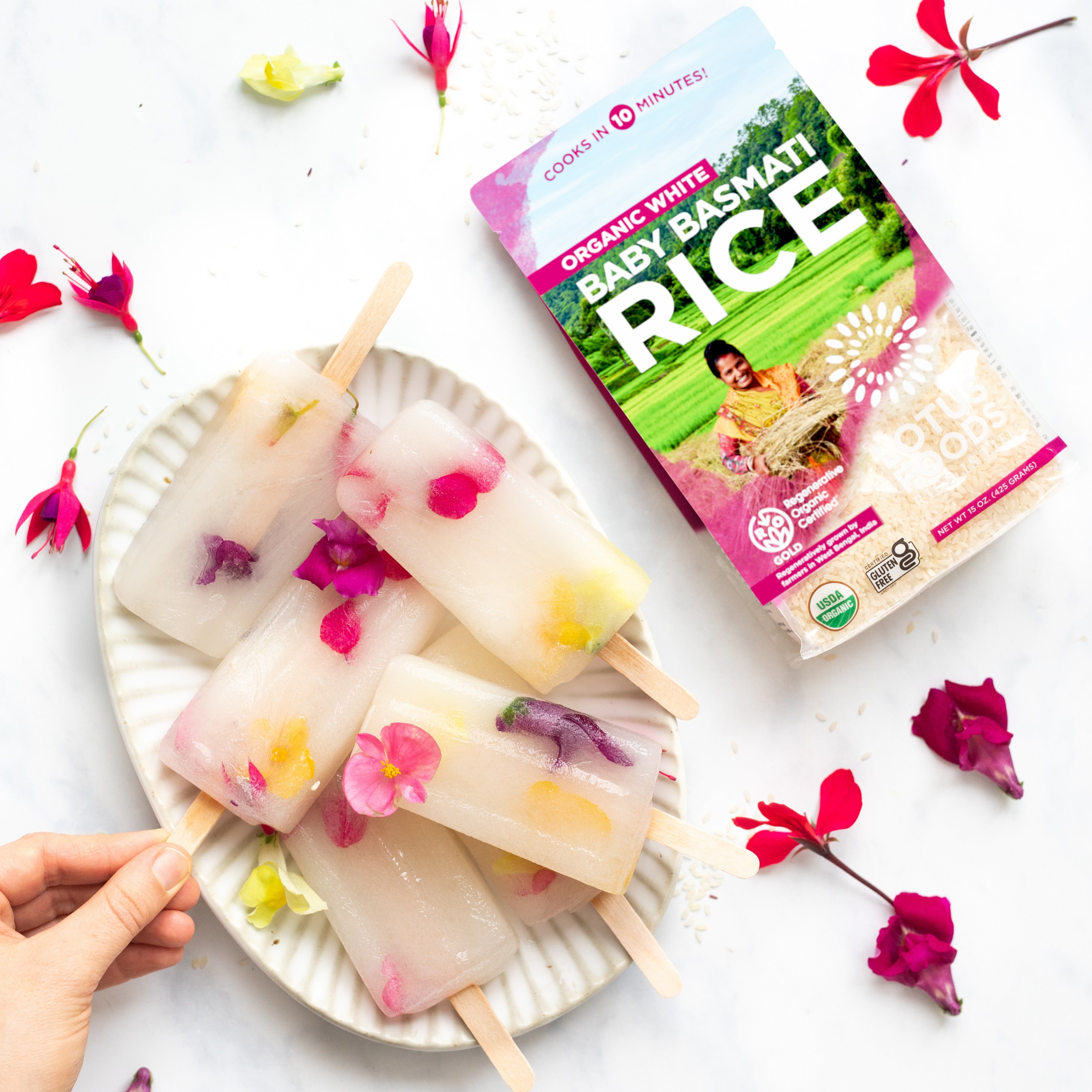 Rice Milk Popsicles – Lotus Foods
