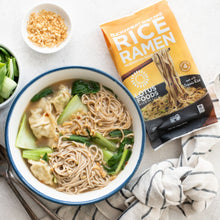 Load image into Gallery viewer, Buckwheat Shiitake Rice Ramen with Mushroom Soup
