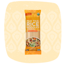 Load image into Gallery viewer, Organic Brown Pad Thai Rice Noodles
