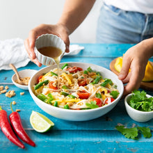 Load image into Gallery viewer, Organic Brown Pad Thai Rice Noodles