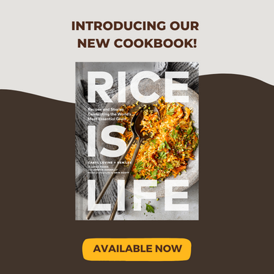 Introducing our new cookbook: RICE IS LIFE!