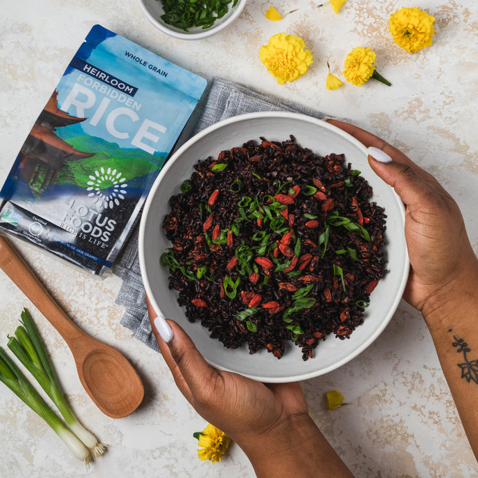 Forbidden® Rice with Goji Berries & Garlic