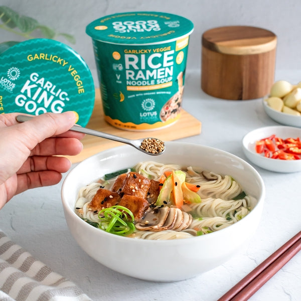Garlic & Vegetable Ramen Soup