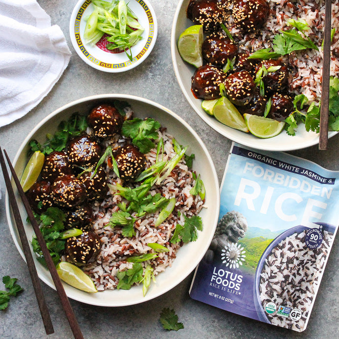 Vegan BBQ-Inspired Glazed Meatballs