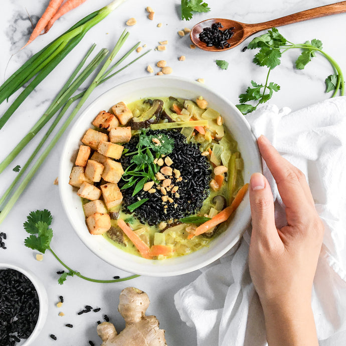 Coconut Lemongrass Broth with Rice