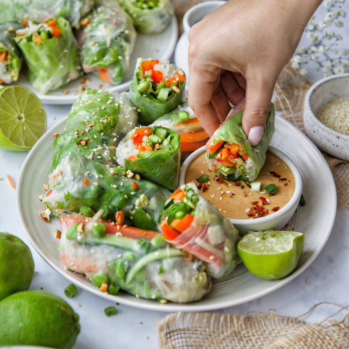 Fresh Veggie & Rice Rolls