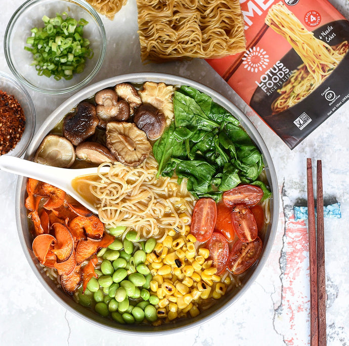 Veggie Loaded Ramen Soup