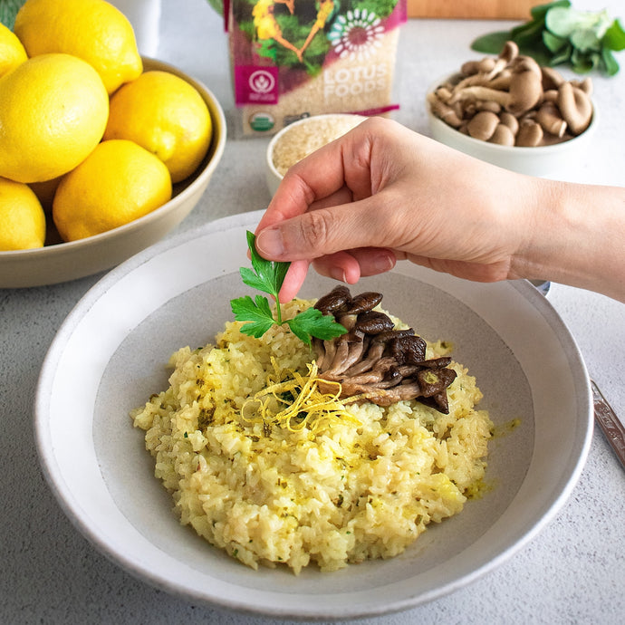 Quick Lemon Butter Risotto