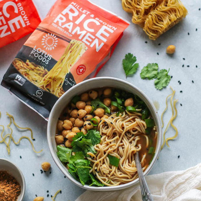 Chickpea Rice Ramen Bowl