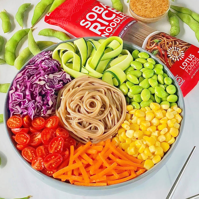 Rainbow Noodle Salad