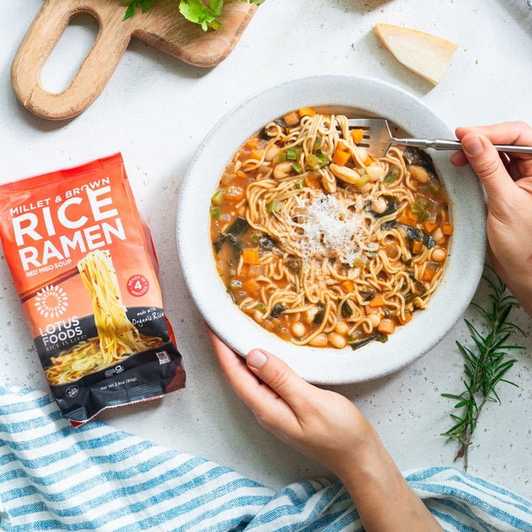 Ramen & Bean Veggie Soup