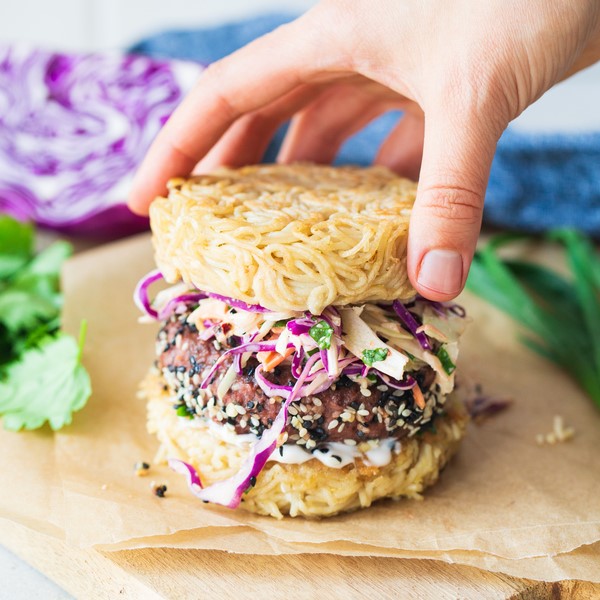 Ramen Buns & Vegan Burgers