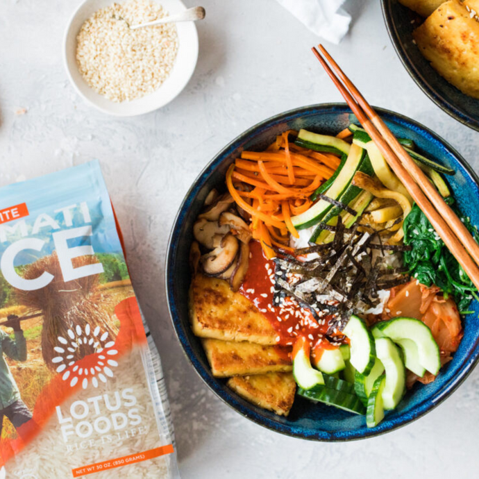 Veggie Loaded Rice Bowl with Tofu