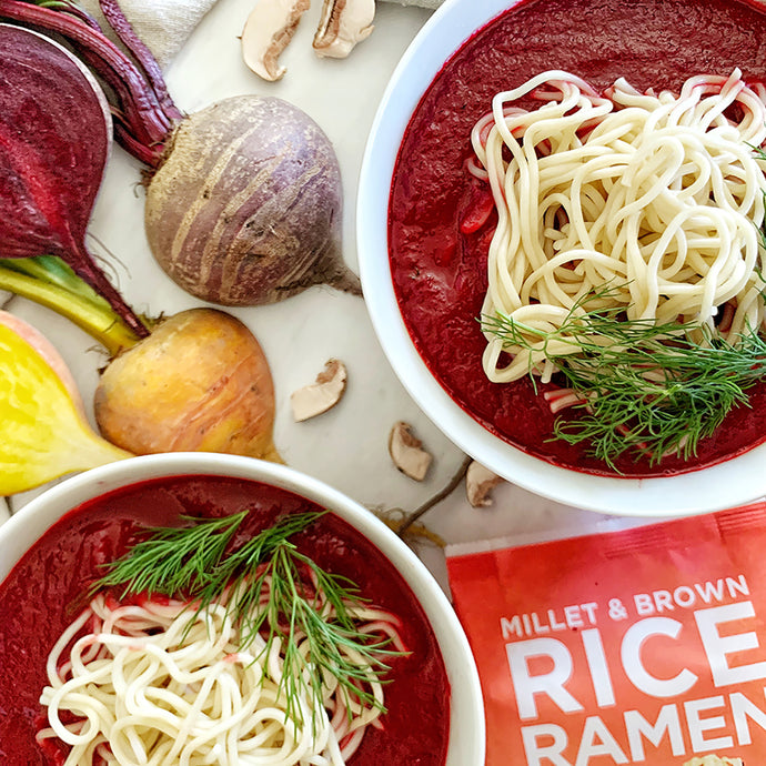 Vegan Borscht Ramen Bowls