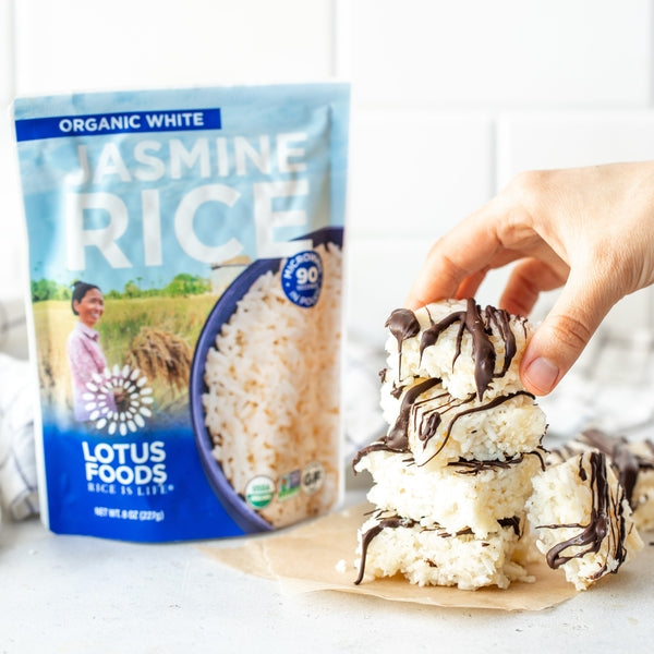 Coconut Puffed Rice Treats