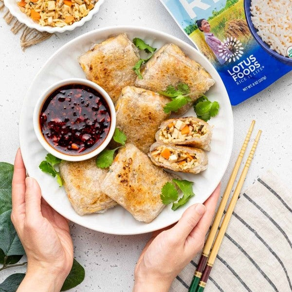 Crispy Rice Paper Dumplings