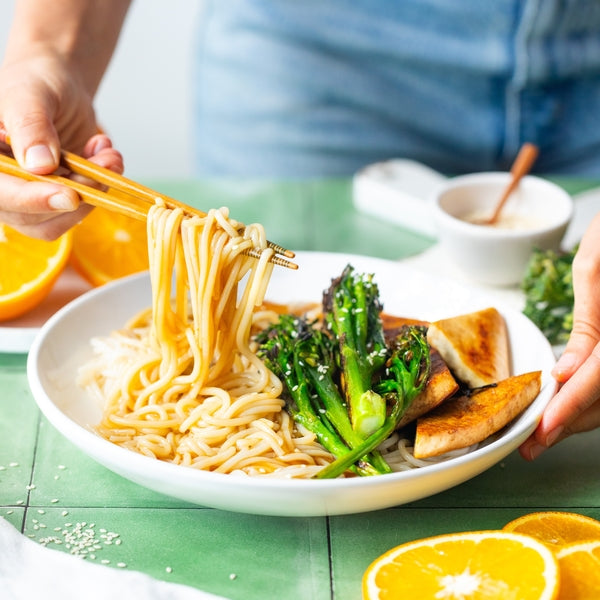 Easy Ginger Orange Sauce with Noodles