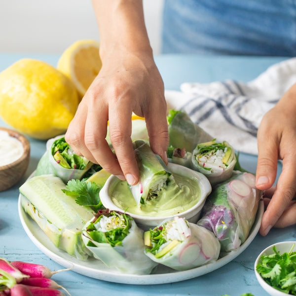 Green Goddess Summer Rolls