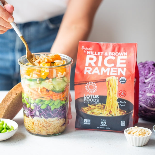 Meal Prep Ramen Salad Jar