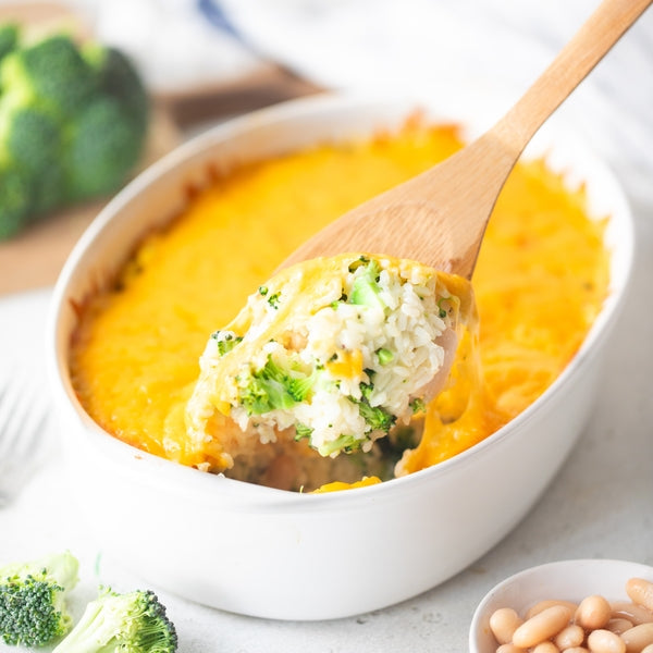 Cheese & Broccoli Rice Casserole