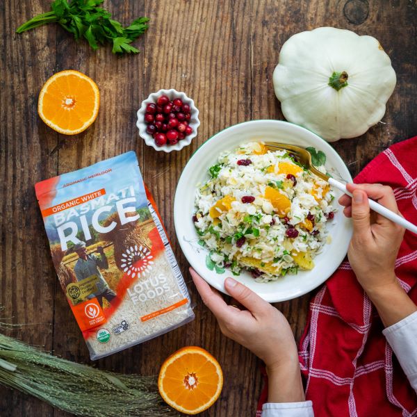 Cranberry Orange Rice Salad