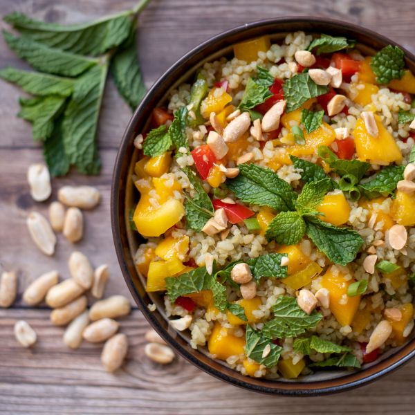 Jade Rice Recipe Jade Pearl Rice™ Salad – Lotus Foods
