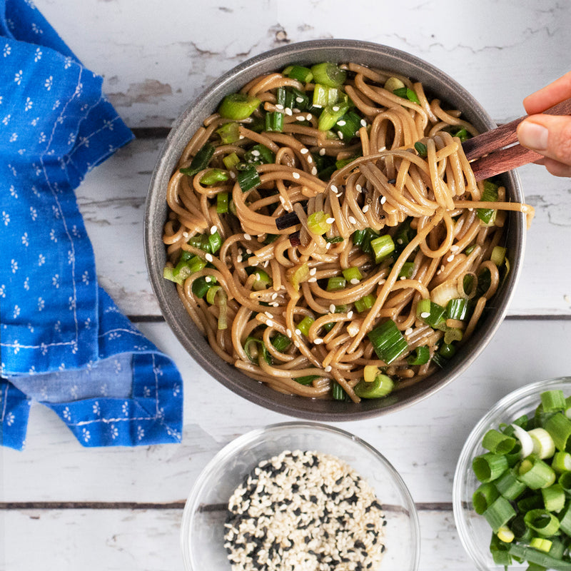 Soy & Sesame Soba Noodles Recipe
