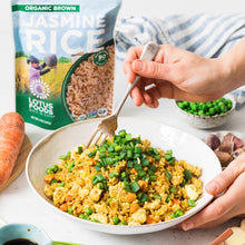 Load image into Gallery viewer, Organic Brown Jasmine Rice Heat &amp; Eat Pouch
