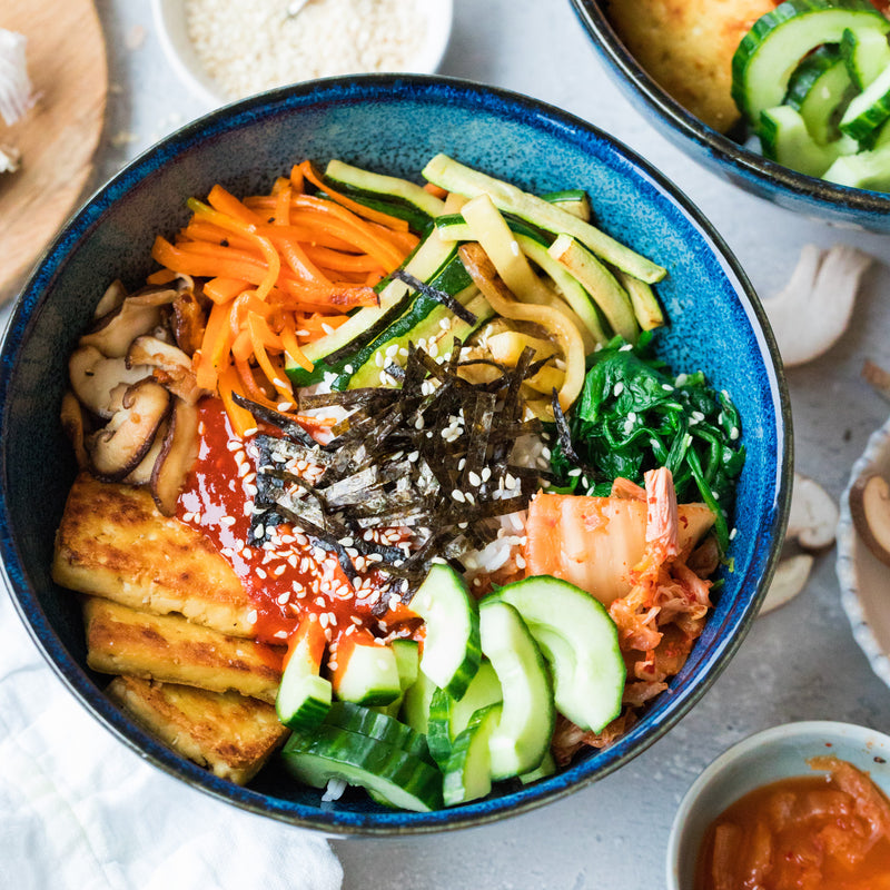 Veggie Loaded Rice Bowl with Tofu – Lotus Foods