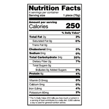 Load image into Gallery viewer, Nutrition facts label for millet &amp; brown rice ramen noodles on a white background
