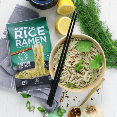 Jade Pearl Rice™ Ramen with Wakame Miso Soup