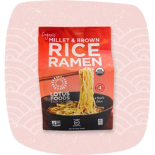 Load image into Gallery viewer, Organic Millet &amp; Brown Rice Ramen (4 Ramen Cakes)
